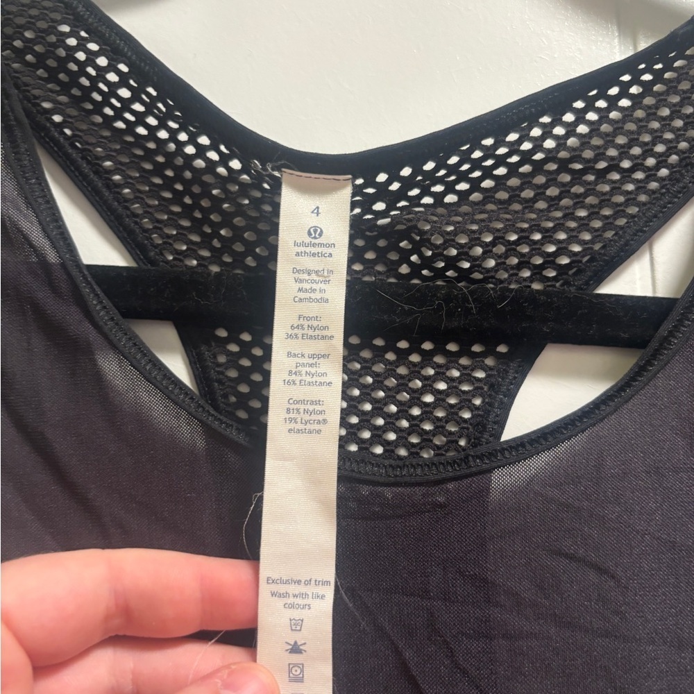 Lululemon Ready Set Go Tank Black - Picture 6 of 9
